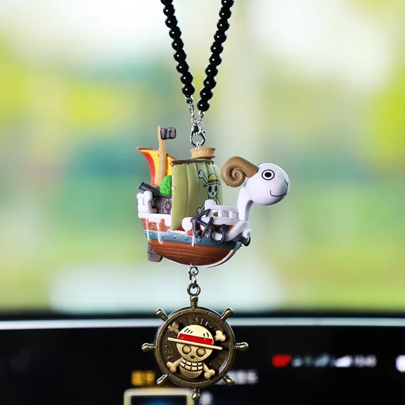 One Piece Ship Car Pendant: Going Merry & Thousand Sunny