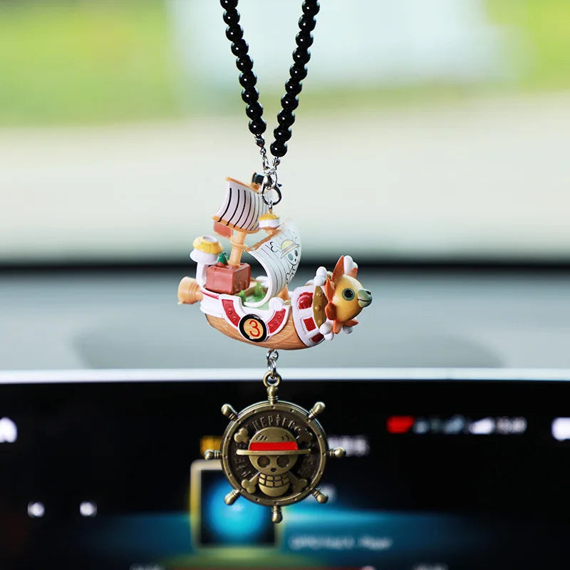 One Piece Ship Car Pendant: Going Merry & Thousand Sunny