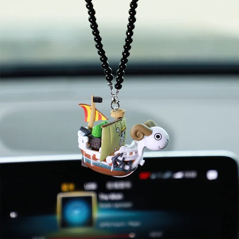 One Piece Ship Car Pendant: Going Merry & Thousand Sunny