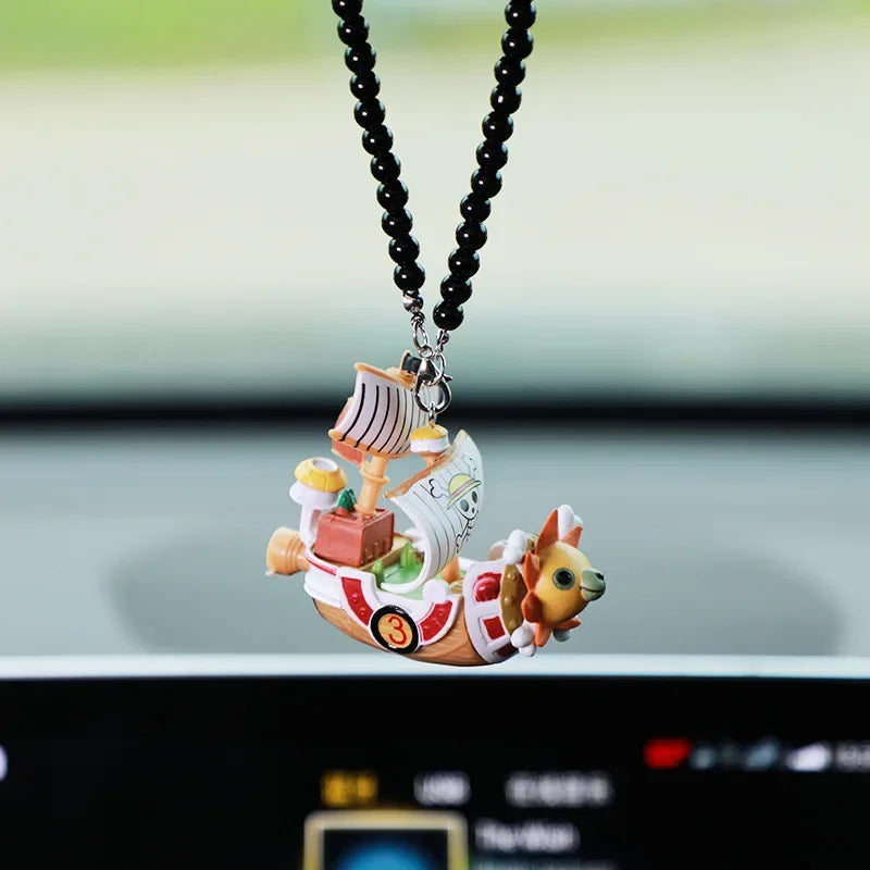 One Piece Ship Car Pendant: Going Merry & Thousand Sunny